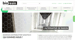 Desktop Screenshot of bioresin.fr