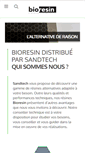 Mobile Screenshot of bioresin.fr